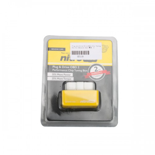 Livraison gratuite professionnelle NitroOBD2 OBD périphérique Plug-and Drive NitroOBD2 Performance Chip Tuning Box pour Benzine Voitures de haute