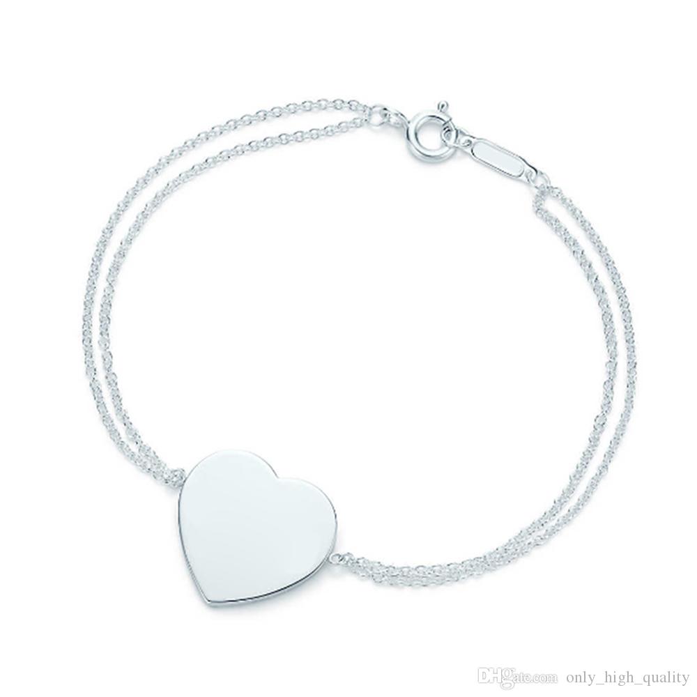 

Original 925 silver standard multi length selection love double chain bracelet is suitable for neutral wear in social occasions