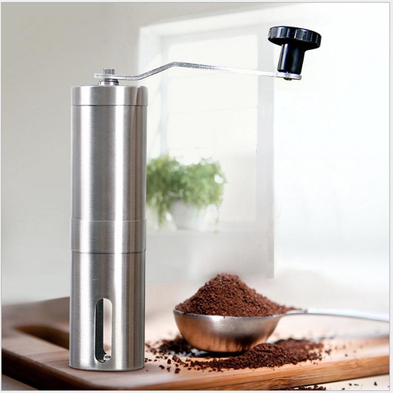 

Mini Washable Portable Grinder Stainless Hand Manual Handmade Coffee Maker Bean Burr Grinders Mill Kitchen Tool Crocus
