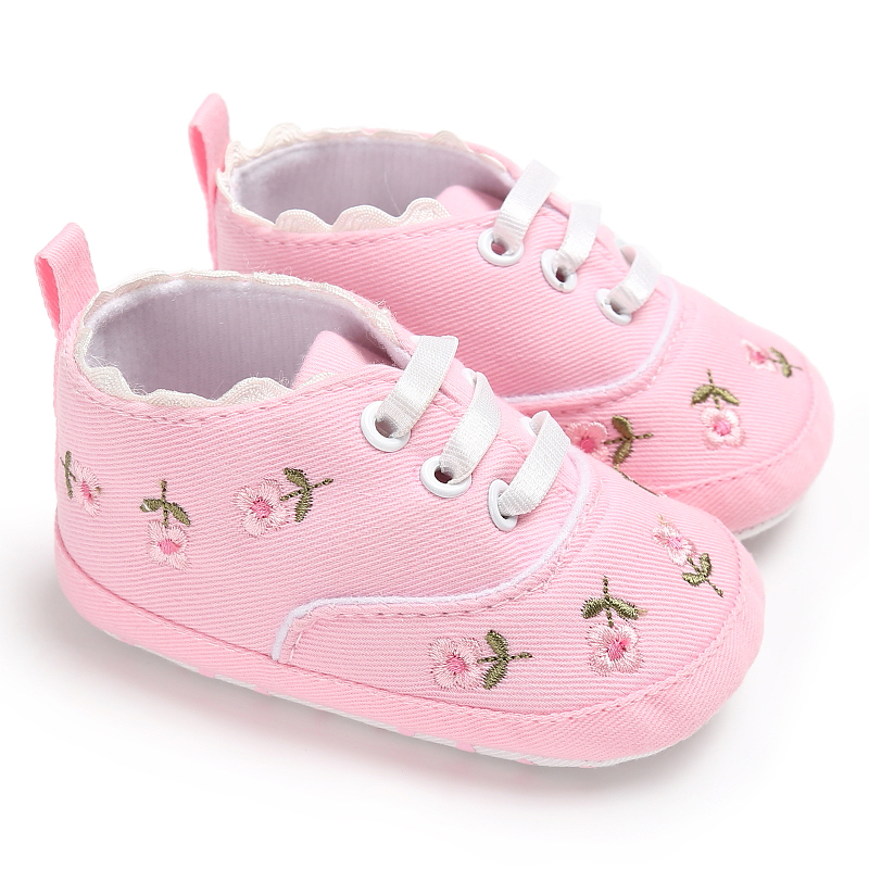 

18M Toddler Baby Shoes Newborn Boys Girls Soft Solid Princess Crib Shoes Prewalker