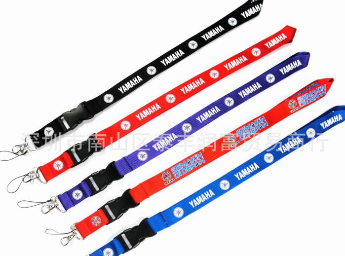 

Lanyard Cellphone 20pcs Cards Logo Motorcycle Wholesale Detachable Straps Keys Chain ID Lot Holder Clothing Buckle VS Lanyards L010 Jjlgq, Red;black