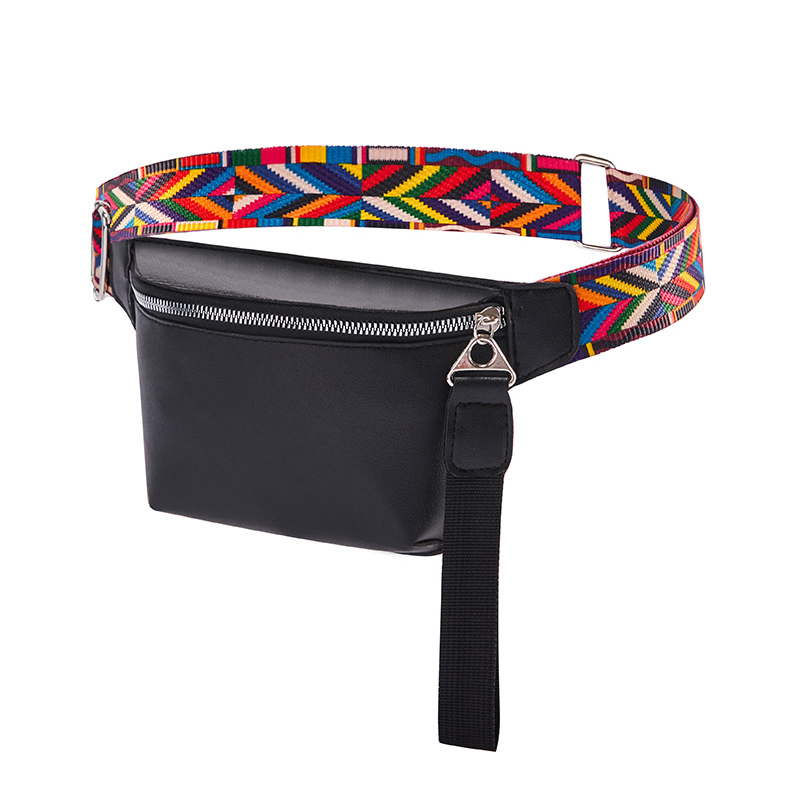 

ALCEVR Casual Black Chest Bags Girls Shoulder Fashion Bohemian Belt Bag Women Phone Pouch Women PU Leather Fanny Pack Waist Bag, Beige