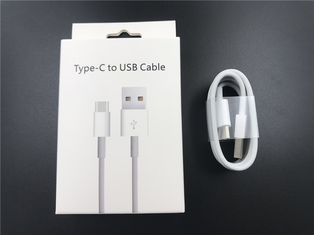 

1M 3FT Phone USB Cables Charging White Cord Charger Line With Retail Box Package for new mobile type c Samsung Galaxy s8 s21 Xiaomi Redmi Google LG Moto