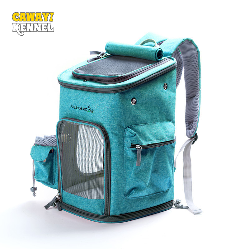 

CAWAYI KENNEL Oxford Pet Backpack Dog Outing Bag Carrying Bags for Dogs Cats Travel Carries Bag mochila para perro honden tassen