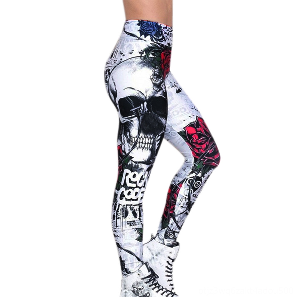 cheap skull leggings