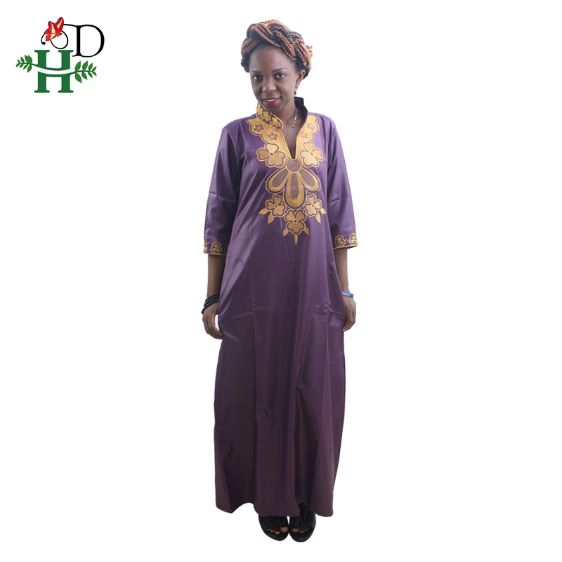 

H&D All african traditional dress for women printing robe africaine dashiki african clothing bazin rich clothes kaftan dresses