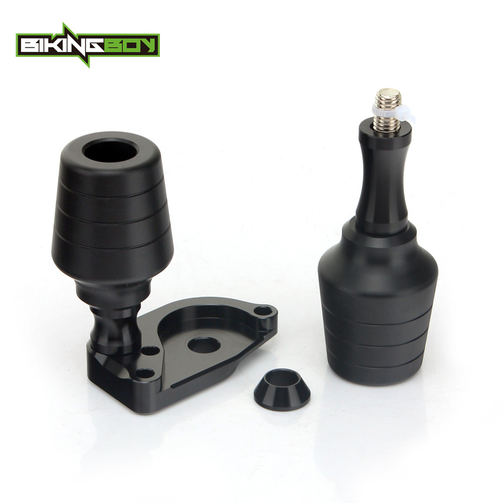 

BIKINGBOY New CNC Billet Frame Slider Protector Crash Pads Fit for S1000RR S 1000 RR 12 13 14 2012 2013 2014 HP4