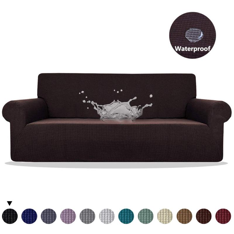 

Meijuner Sofa Cover Waterproof Solid Color High Stretch Slipcover All-inclusive Elastic Couch Cover Sofa Covers For Dining Room