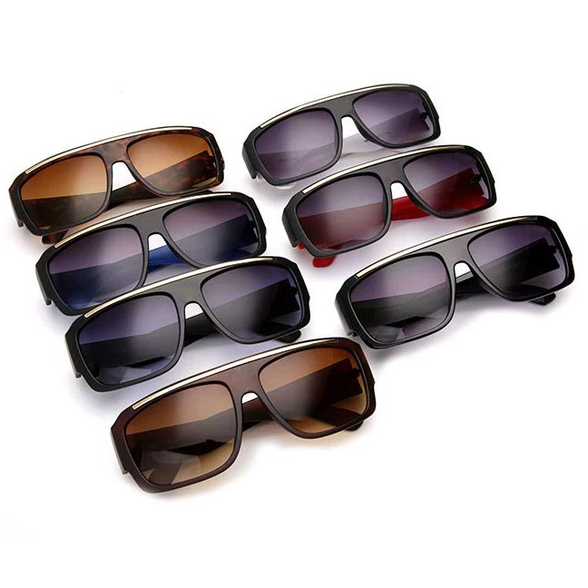 

Popular Brand Designer Sunglasses Men and Women Nice Face Retro Glasses Wide Legs Big Frame Goggles 7Colors UV Protection Sunglasses