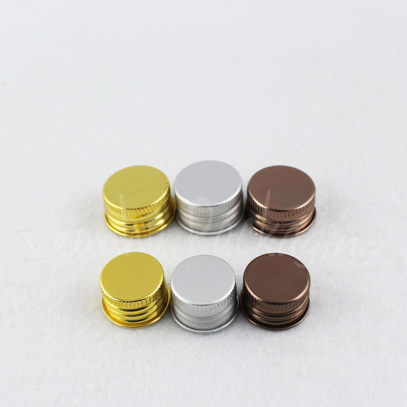 

20/410 24/410 Gold / Silver / Brown Aluminum Screw Cap , Cosmetic Bottle Cap ( 100 PC/Lot )