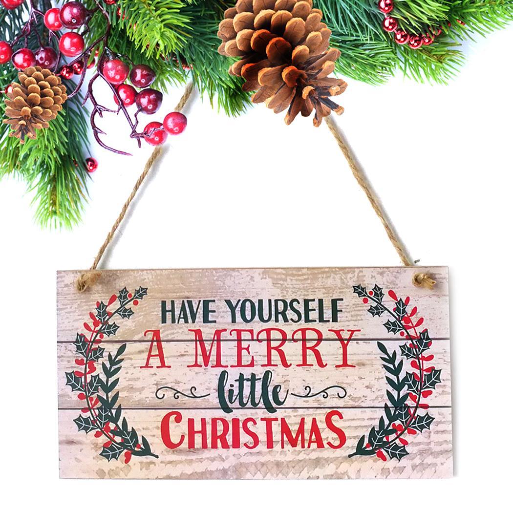 

Hanging Wooden Tagging Christmas Pendant Christmas As Picture Tree Decorations