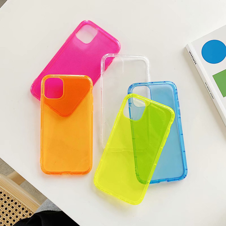 

Fashion Designer cases for Iphone 13 12 11 PRO XR XS MAX X 6S 7 8 plus TPU soft rubber silicone cell phone case slim cover luxury, Orange