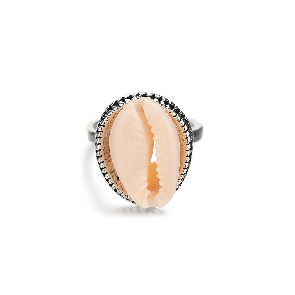 

Originality Ornaments Shell Woman Joker Concise Ring Ornaments