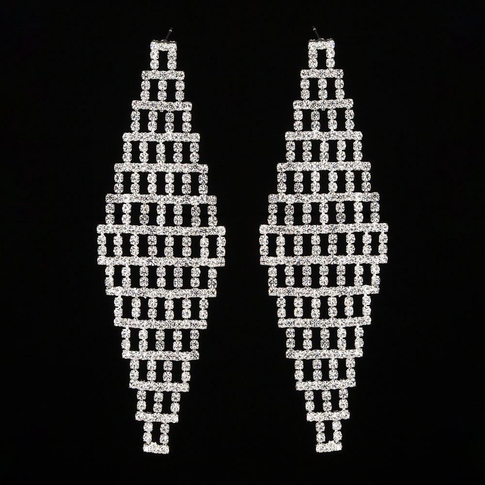 

Earrings Earrings Woman Temperament Exaggeration Long Fund Personality Circle Ear Nail Concise Ornaments