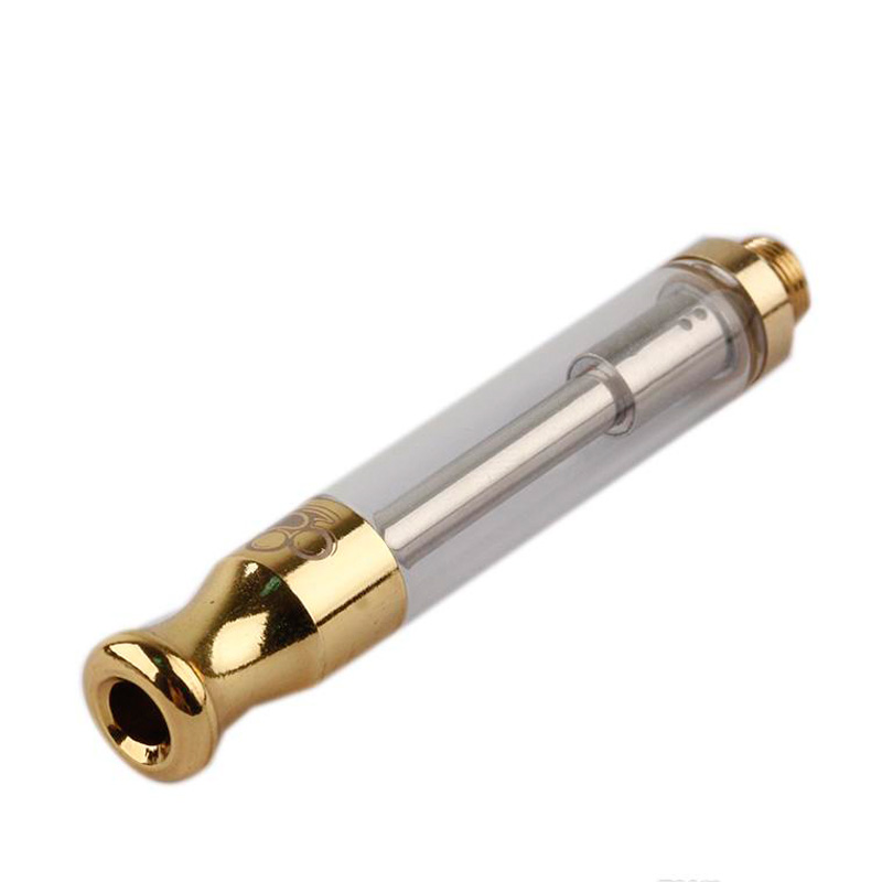 

Brass Knuckles Gold Cartridges Dual Ceramic Cotton Coil 0.5ml 1.0ml Pyrex Glass Tank 510 Cartridge Thick Oil Atomizer DHL