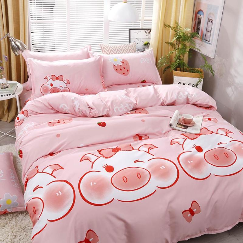 

Svetanya Fashion Sheet Pillowcase Duvet Cover Set Cheap Bedding Set Single Double Bed Size, 20193605