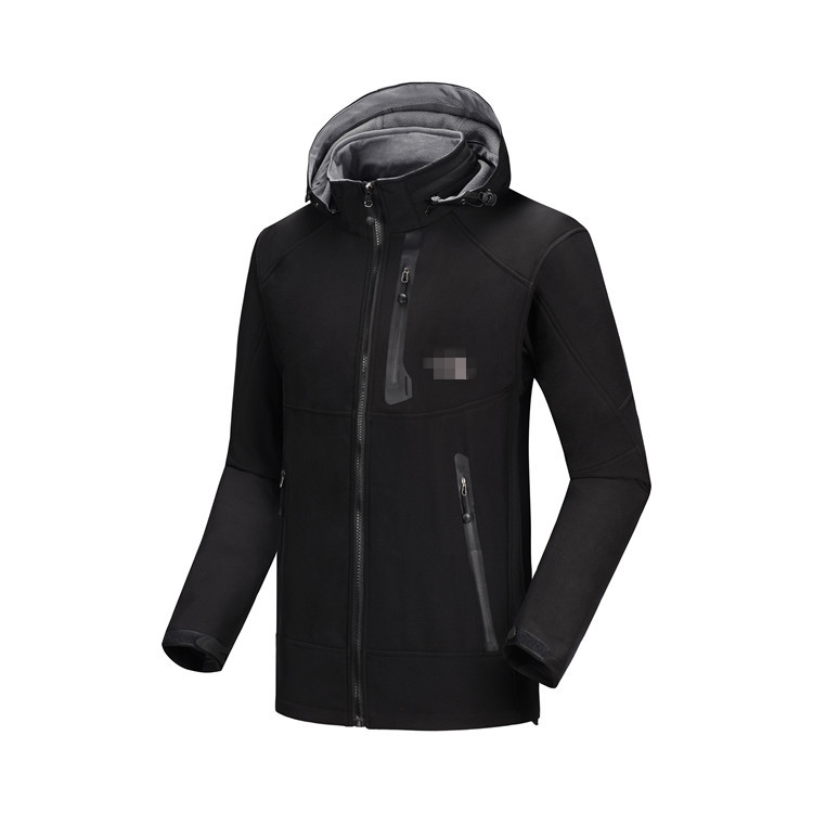 

Men's Waterproof Breathable Softshell Jacket Men Outdoors Sports Coats Women Ski Hiking Windproof Winter Outwear Soft Shell jacket, Black