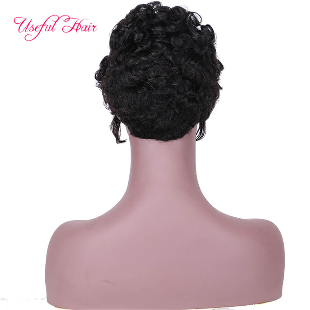 

ombre Colored Human Wigs Black Women Honey Blonde Highlighted Wigs short Body Wave Remy Preplucked Ombre Brown short wigs Brazilian Virgin, Same with picture