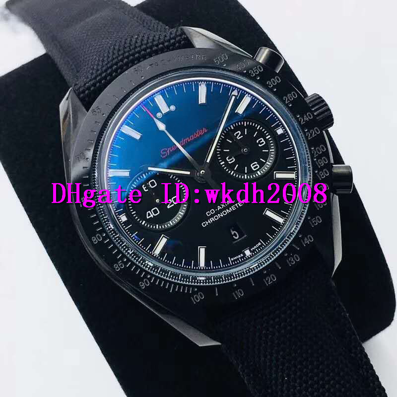 

OE Professional Moonwatch Luxury Mens Watch Swiss 9300 Automatic Mechanical Sport Watch Sapphire Date PVD Black Stainless Steel Wristwatch, Slivery;brown