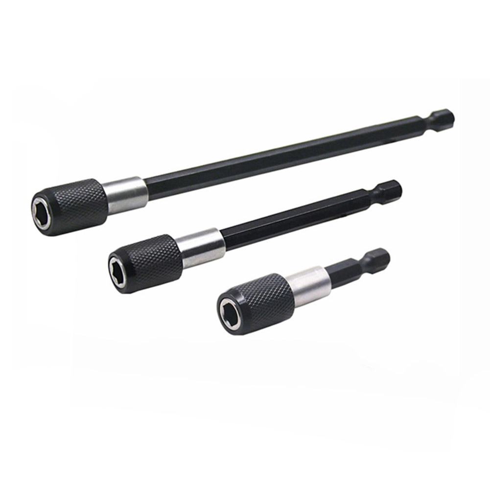 

3pcs Magnetic Drill Extension Quick Release Set 1/4 Tools with Hexagonal Shank Drill Bits LKS99