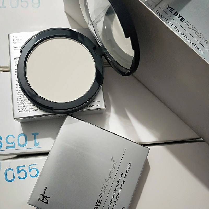 

New new makeup Pressed Powder Pores pressed Poreless Finish Airbrush Powder best quality Face powder 1pcs 1059# free shipping