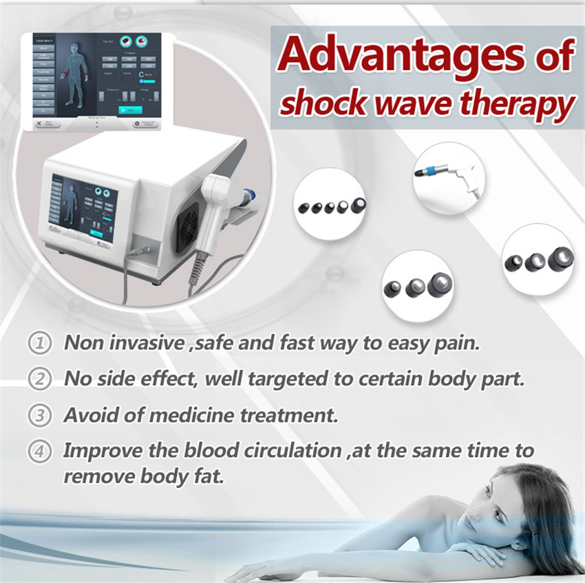 

Professional ESWT Radial Shockbwave Therapy Equipment for Fat and Cellulite Reduction Treatment\physical ED shock wave therapy machine