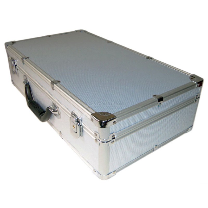 

51x28x13.5cm Aluminum Tool Case Outdoor Box Portable Safety Equipment instrument Case Suitcase Outdoor Safety Equipment