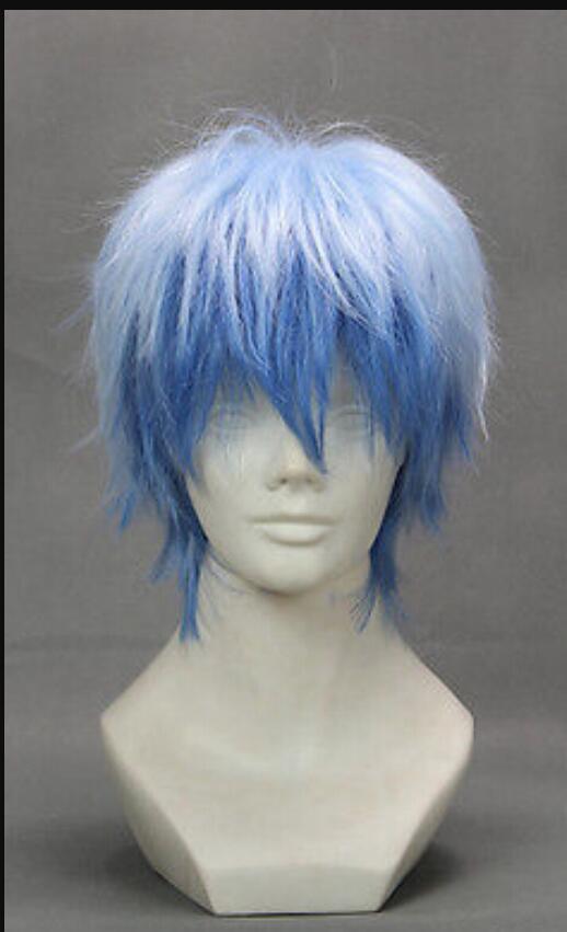 Party Wig Cosplay Wig Hair 32cm//12.6/" for Kuroko/'s Basketball-Kuroko Tetsuya