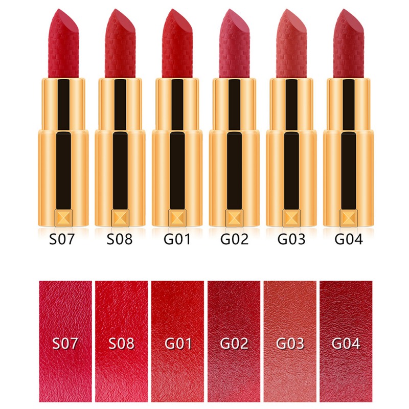 

Recommend 6 Colors Matte Lipstick Tint Lips Cosmetics Lip Stick Long Lasting Smooth Texture Lip Stick, 08