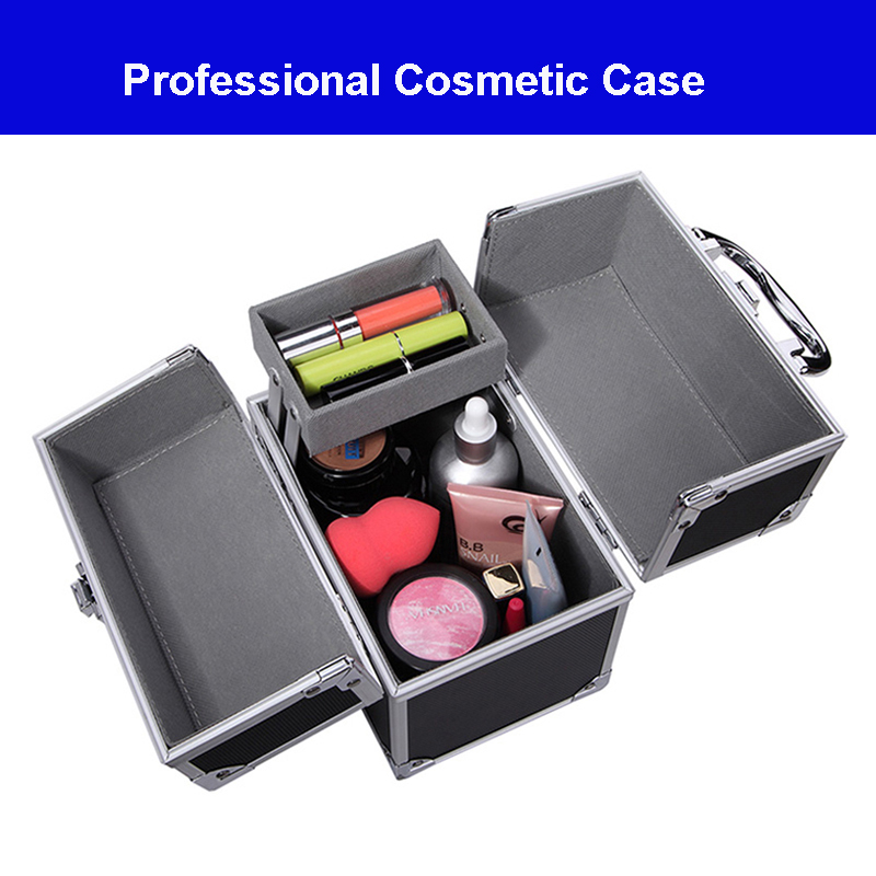 

aluminium tool case Multifunction hairdressing kit manufacturer promotions Portable storage box cosmetic bags