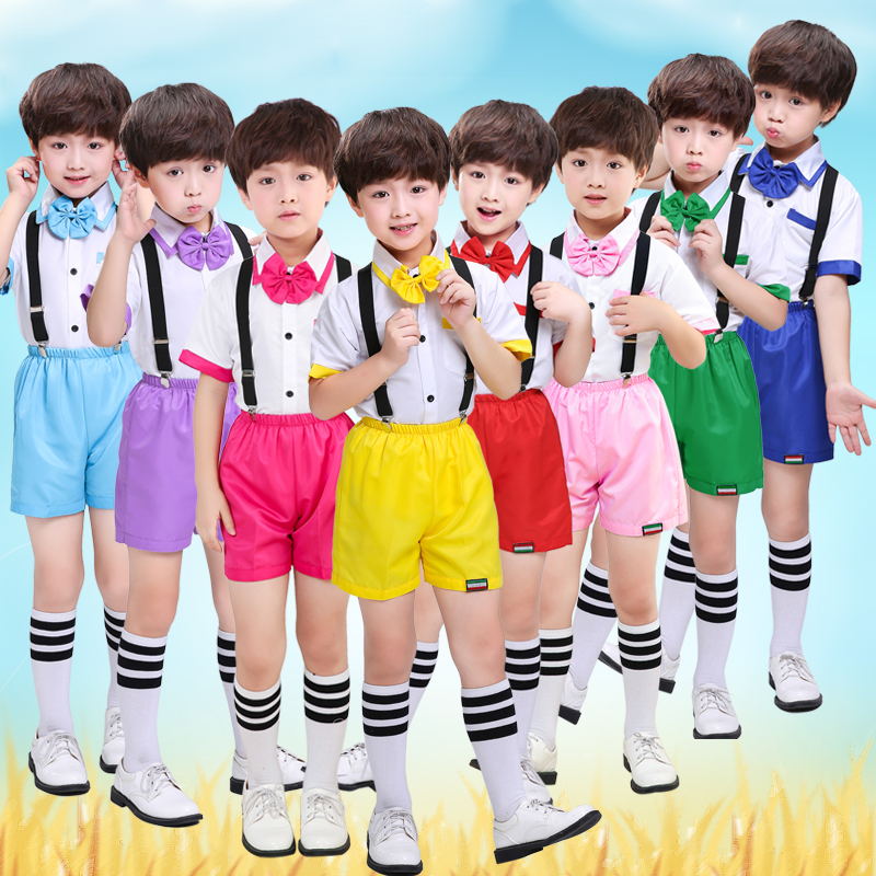 

Children's Chorus Costumes New Boys Trousers Boys Primary School Hosts Dress Recital Performance Costumes