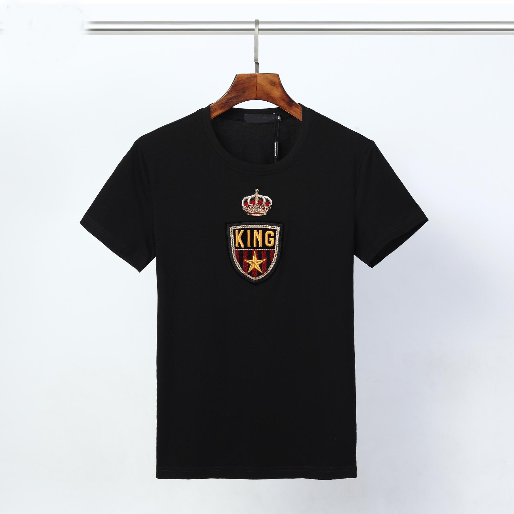 

2020 New High Quality Medusa Men's Fun T-shirt Summer Fashion Quality Label Print T-shirt Club Tops Tee Street Wear Casual Men Hip Hop, Black;brown