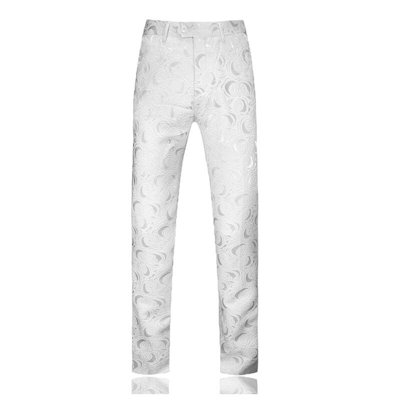 

White Mens suits pants Size  M L XL 2XL 3XL 4XL fashion business man trousers popular best clothing pant