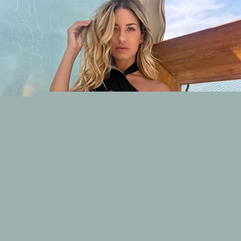 

2019 Sexy High Waist Solid Cross Bandage Halter Swimsuit Women Bra Brief Set Swimwear Women Bikini Sets Push Up Underwear Suit, Black