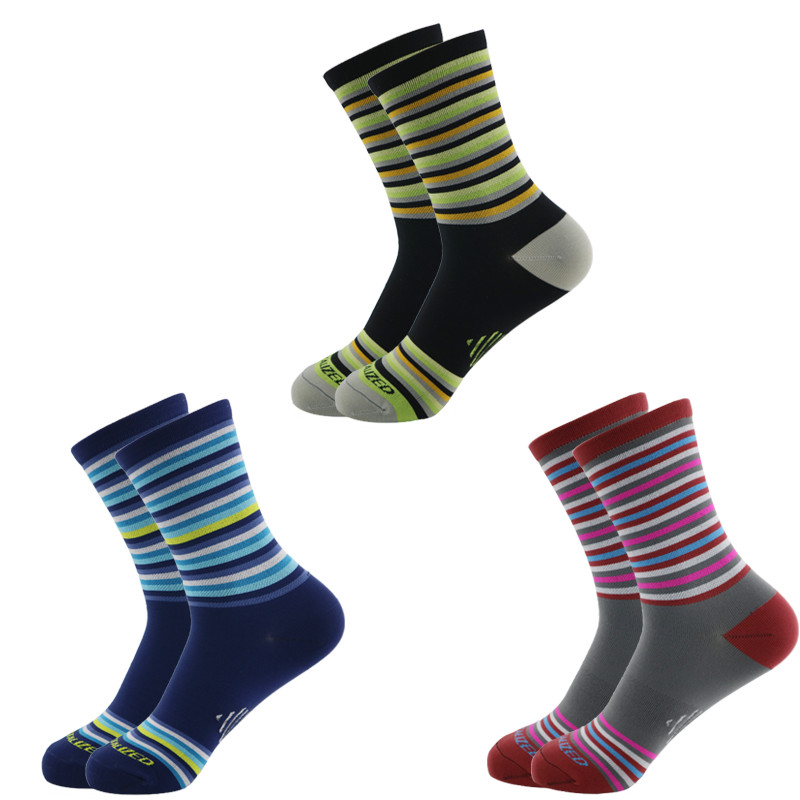 

Men/Women Cycling Socks High Elasticity Soft Sports Socks Deodorization Breathable For Compression, Beige