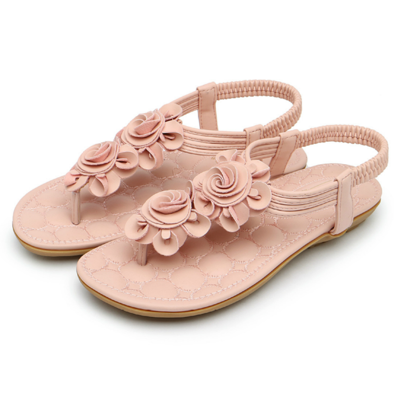 

LEOSOXS 2020 Sandals Women Flip Flop Thong Flat Sandals Ladies Summer T-strap Sandal Shoes Zapatos Mujer Size 36 - 42 Casual, Black