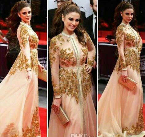 

Long Sleeveless A-Line Applique Arabic Evening Dresses 2018 Custom Made Tulle Jewel Vinatge Prom Dresses Floor Length Evening Gown, Sage