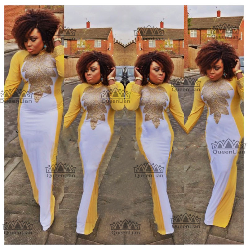 yellow and white traditional dresses