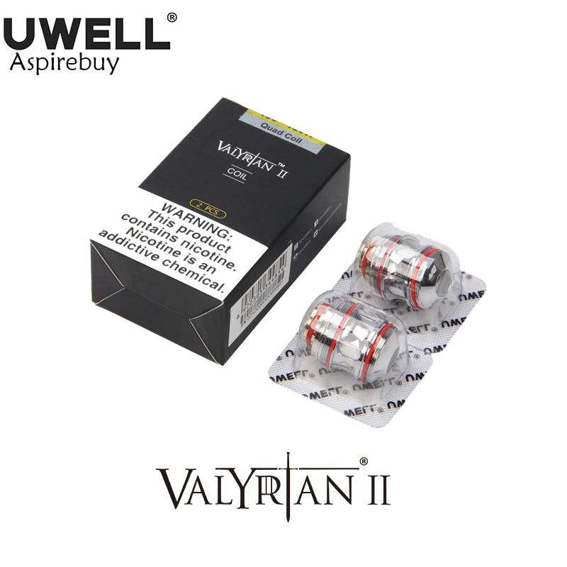 

Uwell Valyrian II Coils UN2 Single Meshed Coil 0.32ohm Valyrian 2 Coil For Valyrian II Tank UN2-2 UN2-3 Quadruple 0.15ohm Authentic