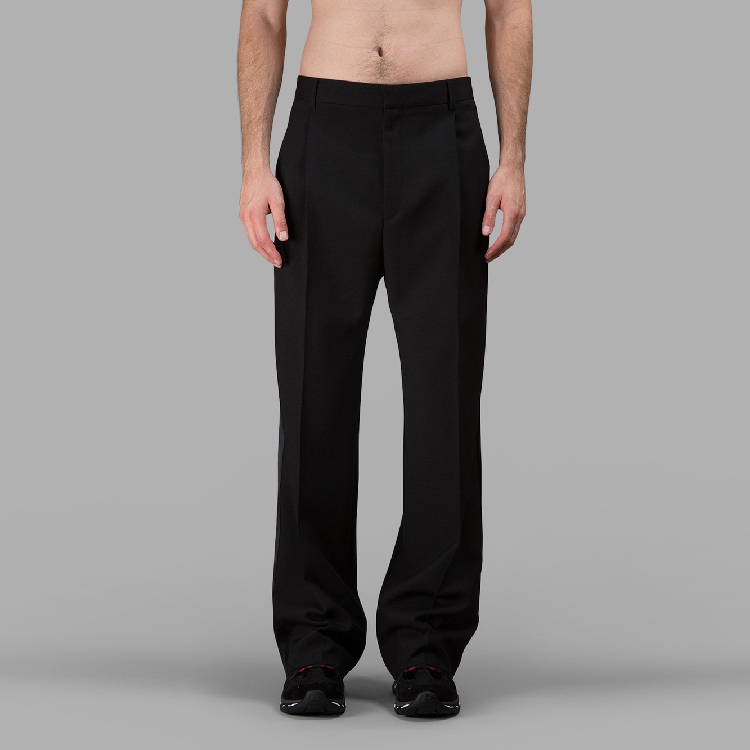 

2017 Men clothing GD Hair Stylist Catwalk fashion casual Loose Wide Leg Pants trousers costume plus size stage costumes 27-44, Black