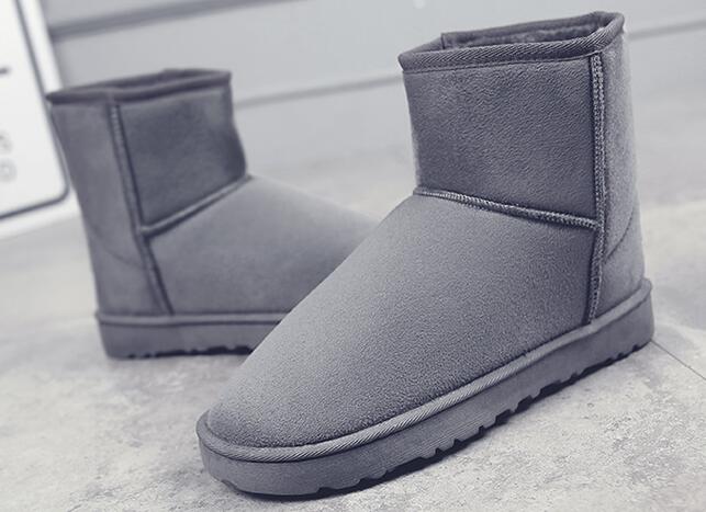 

2019 Winter Women Real AU Classic Model kneel Boots Ankle boots Black Grey Chestnut Navy Blue Women Girl Short Boots Size US 5-13