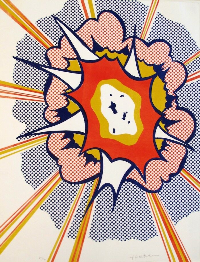 

Roy Lichtenstein Oil Painting On Canvas Pop Art Musée Maillol Home Decor Handpainted &HD Print Wall Art Canvas Pictures 191030