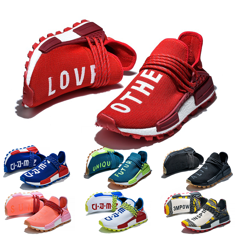 

NMD Human Race 3.0 Pharrell Williams women mens Running shoes Love Other Unique Future Dream Vision Feel Alive mens trainers sneakers, #1