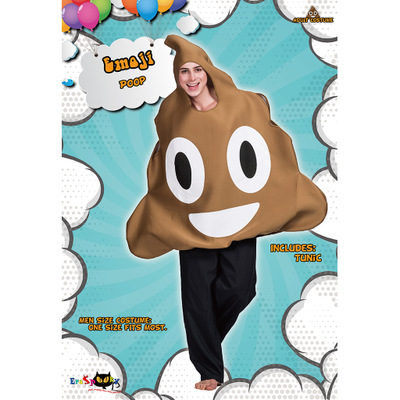 

Mens Halloween Clothings Poop Expression Cosplay Mens Party Clothes 2020 New Novel Wear Youth Theme Costumes Cosplay Wear Hot Sale, Brown