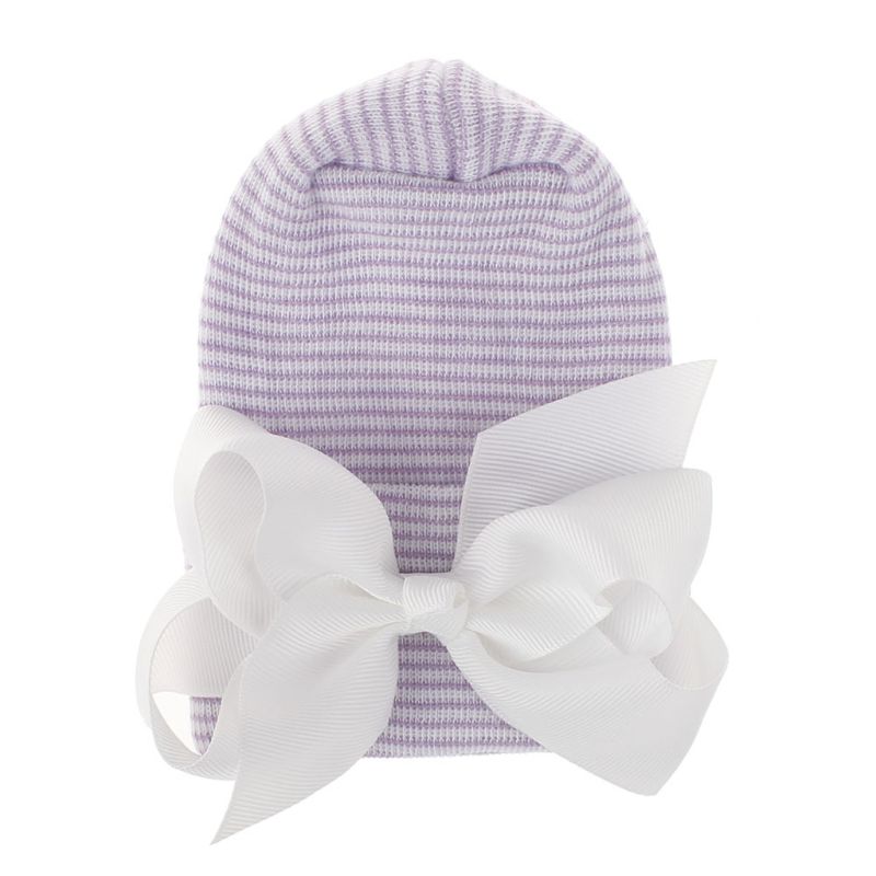 

Baby Hat Double Thickened Bow Cap Baby Cotton Hat for Newborn 0-3 month N1HB