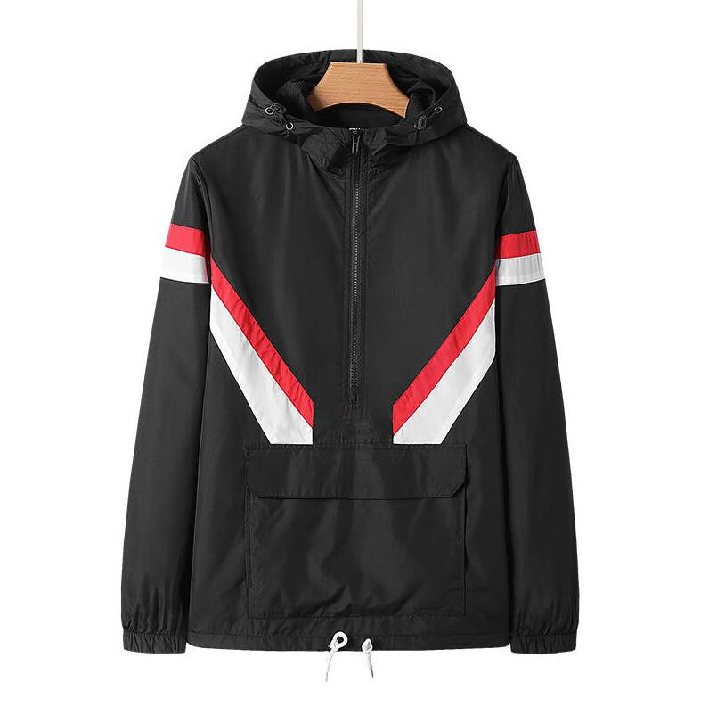 

Free Shipping Fashion Men Women Pullover Hoodies Lover Fall Thin Windrunner Light Windbreak Best quality Zipper Hoodies jacket coat S-XXL, Black;brown