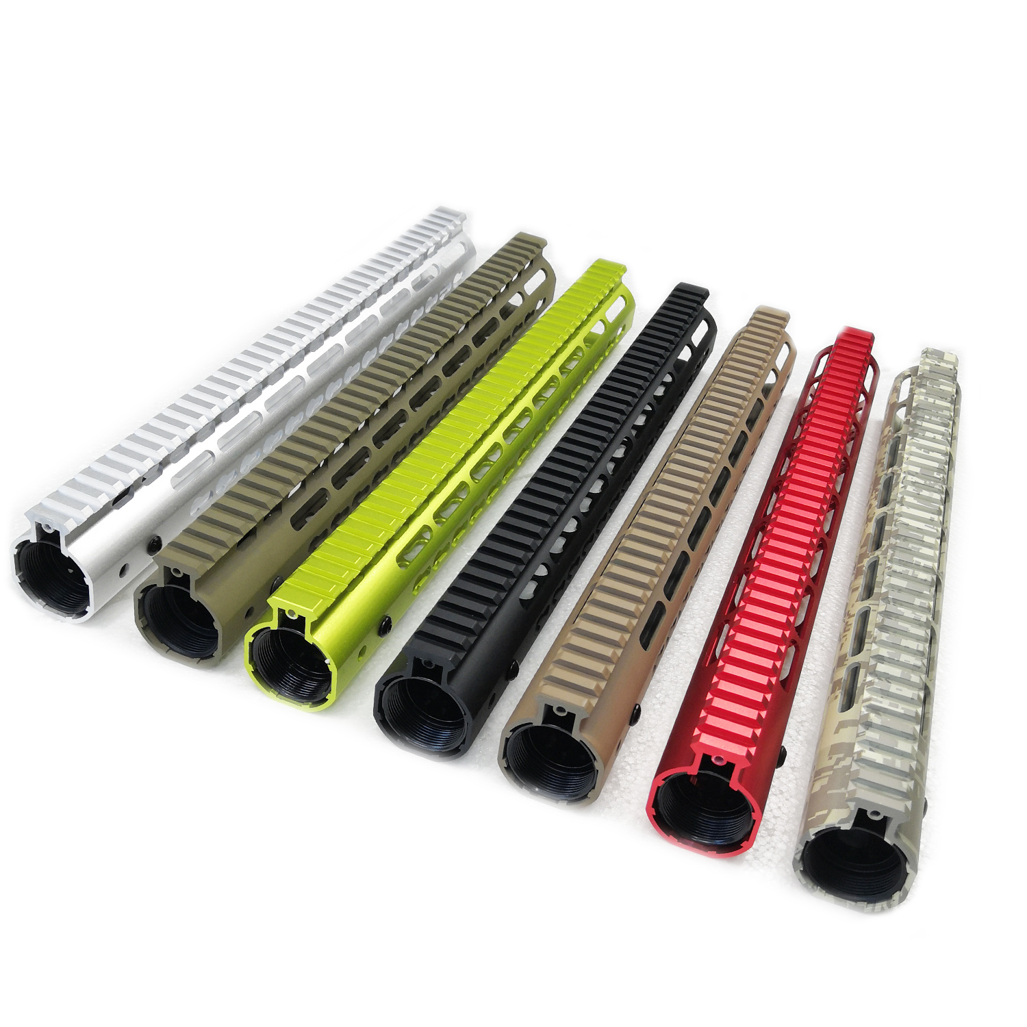 

The New 15 Inch Free Float Keymod Handguard Picatinny Rail Mount System Fits .223/5.56 Types