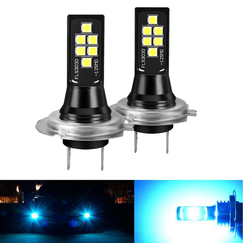

2PCS LED MINI H4 H11 H3 H7 6000K Headlight Bulb Car Light 8000LM 80W IP68 Waterproof Headlight Fog Light 12V 24V Car Styling