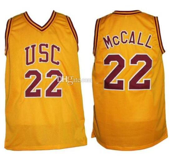 

Omar Epps Quincy McCall 22 USC College Career Love and Basketball Jersey Retro Men's Stitched Custom Any Number Name Jerseys Top Quality, Yellow