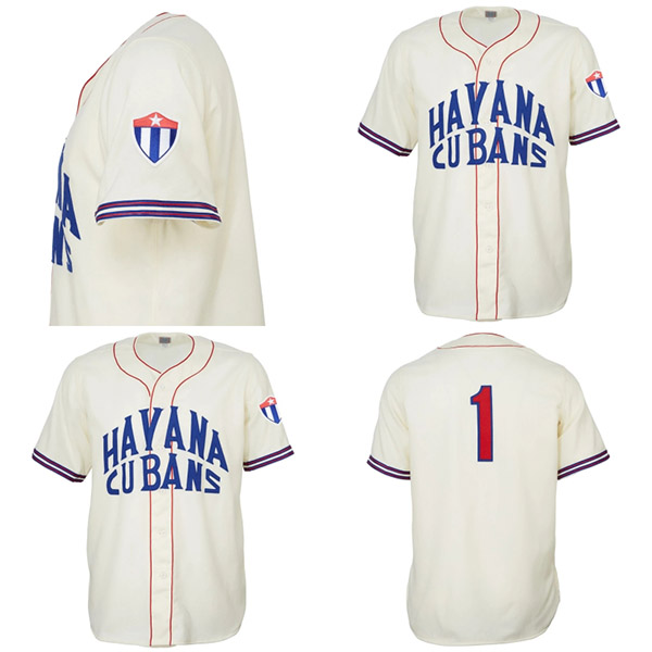 

Havana Cubans 1947 Home Jersey Shirt Custom Men Women Youth Baseball Jerseys Any Name And Number Double Stitched, White your name your number
